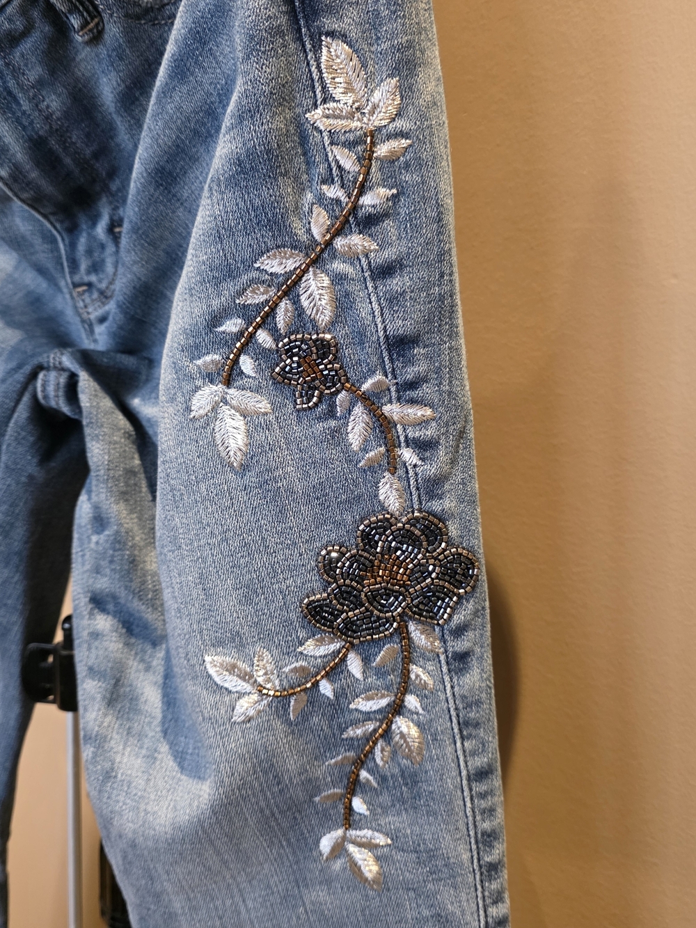 White House Black Market - Embellished Light Blue Women’s Jeans